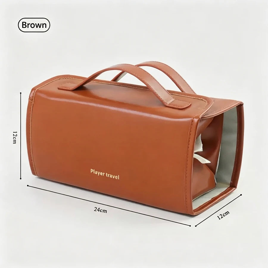 Women's Cosmetic Bag - Foldable, Detachable, Large Capacity Toiletry Bag, Suitable for Travel, Portable, Four-In-One, Handheld
