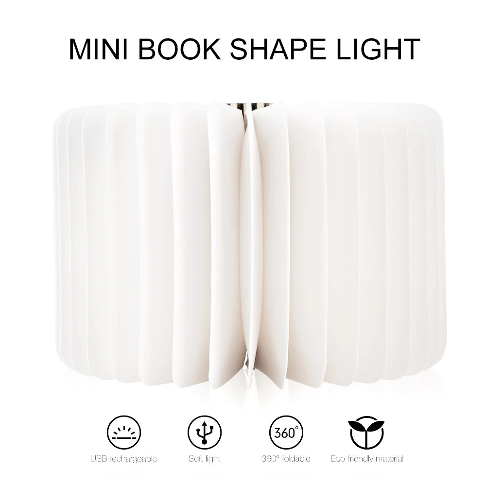 Glorious™  LED Wooden Book Lamp