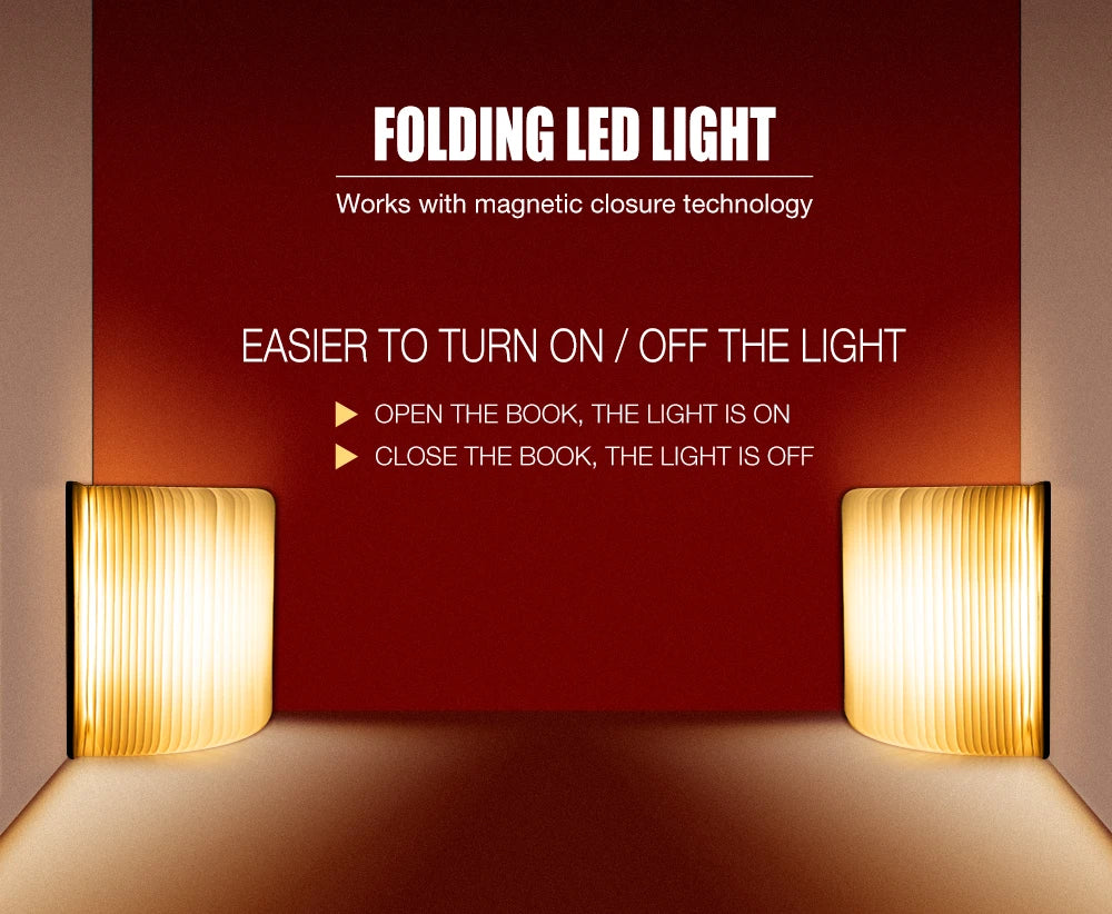 Glorious™  LED Wooden Book Lamp