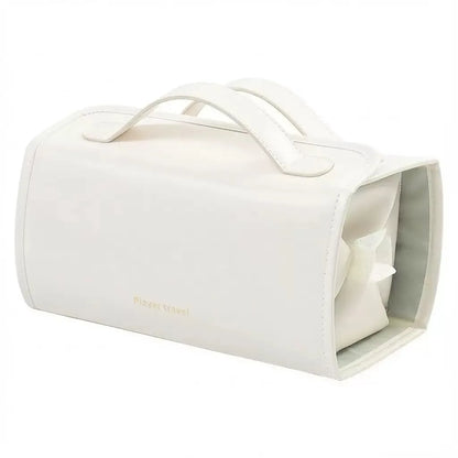 Women's Cosmetic Bag - Foldable, Detachable, Large Capacity Toiletry Bag, Suitable for Travel, Portable, Four-In-One, Handheld