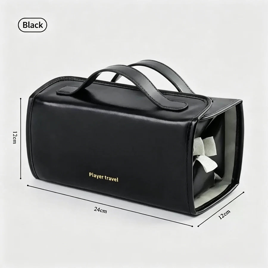 Women's Cosmetic Bag - Foldable, Detachable, Large Capacity Toiletry Bag, Suitable for Travel, Portable, Four-In-One, Handheld